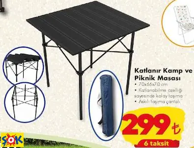 KATLANIR KAMP VE PİKNİK MASASI KATLANIR KAMP VE PİKNİK MASASI